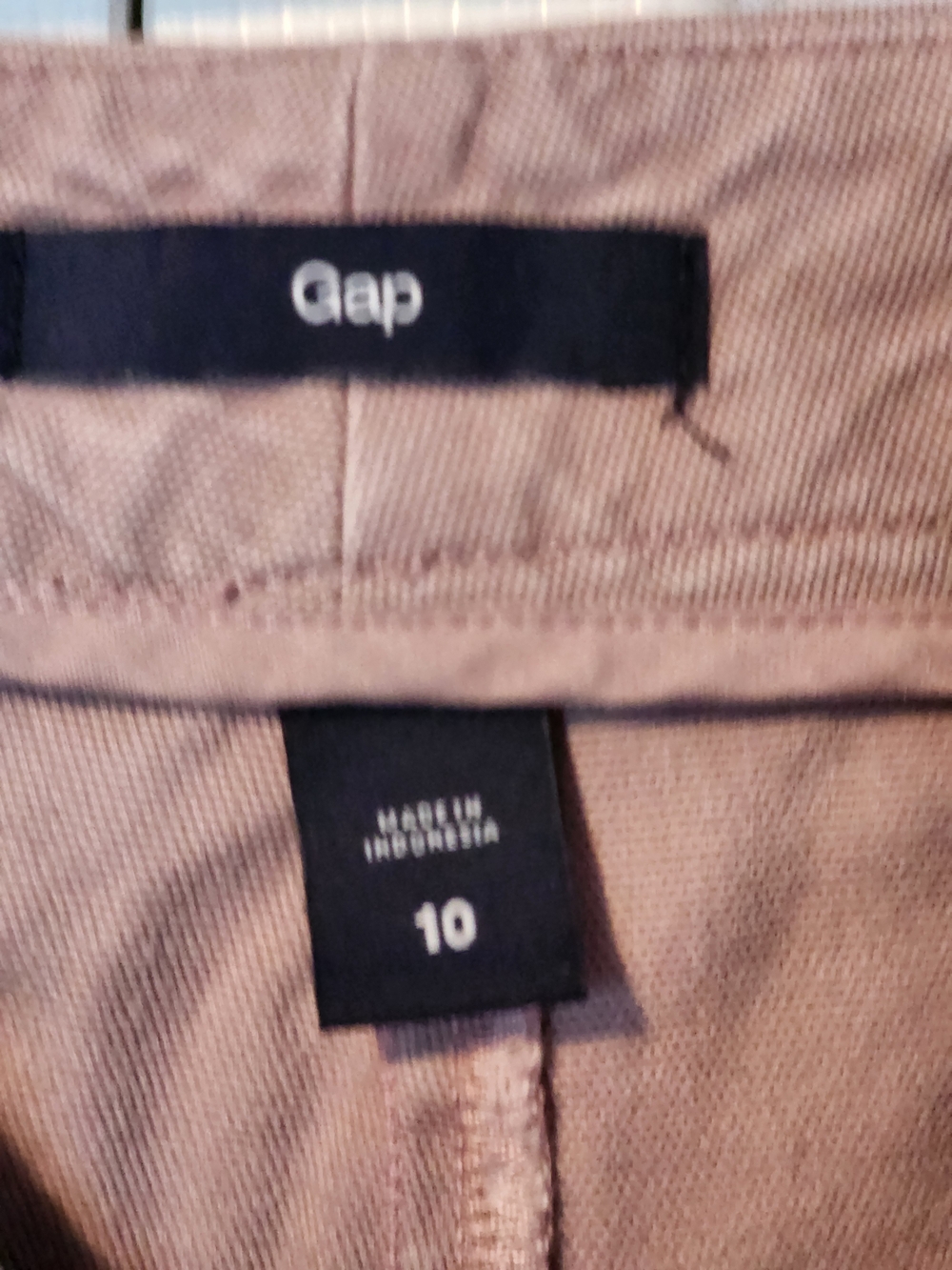 GAP Mauve/ Lilac Cotton City Shorts Size 10 - Picture 10 of 13